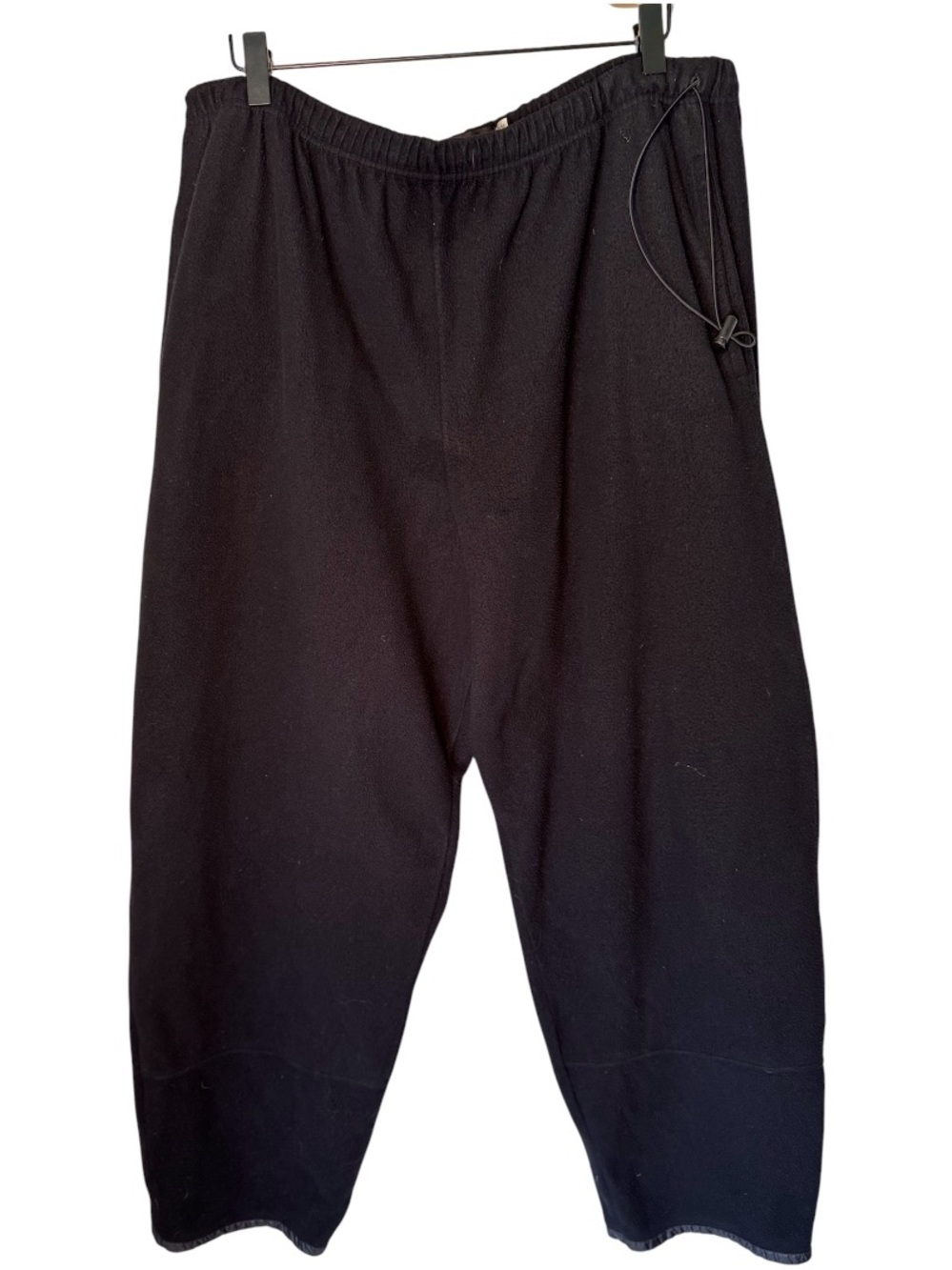 BOSS HUGO BOSS Men’s Black Side Drawstring Fleece Lounge Pants Sz XXL